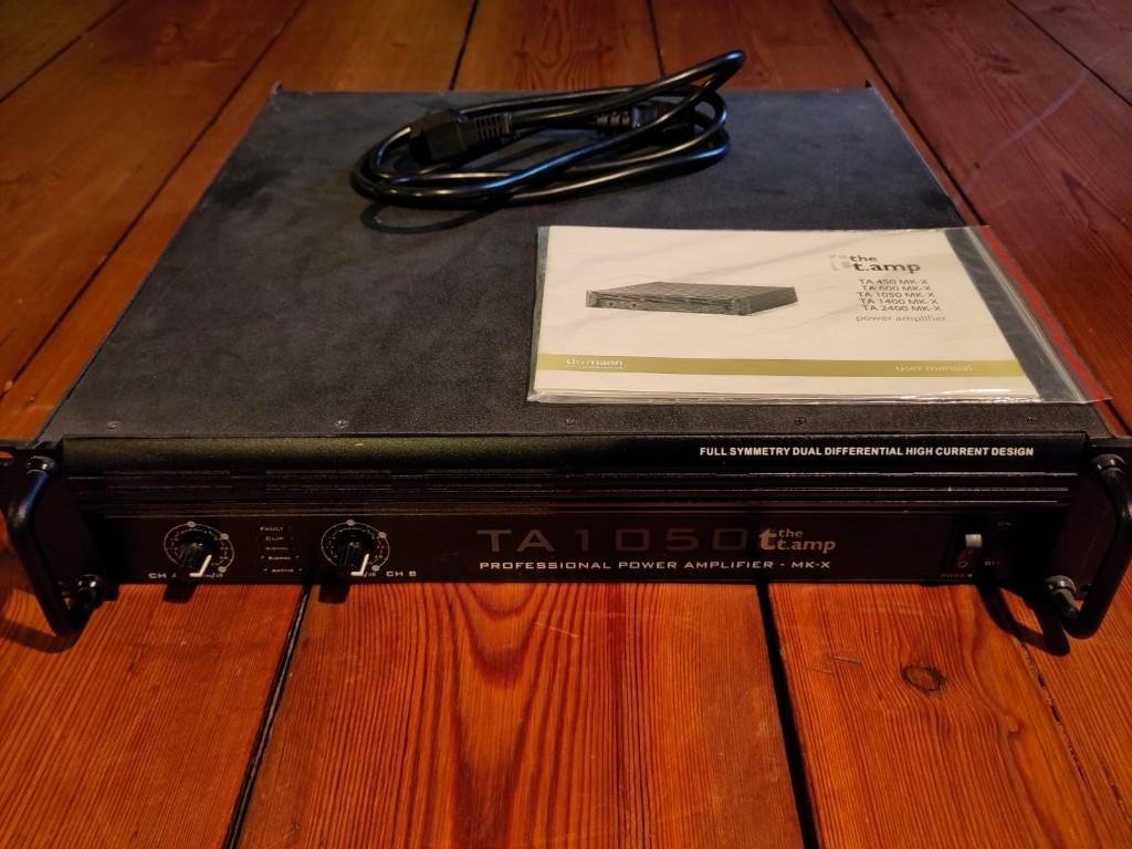 De t.amp TA 1050 MK-X versterker, Ophalen, Gebruikt, Minder dan 500 watt, P.A.