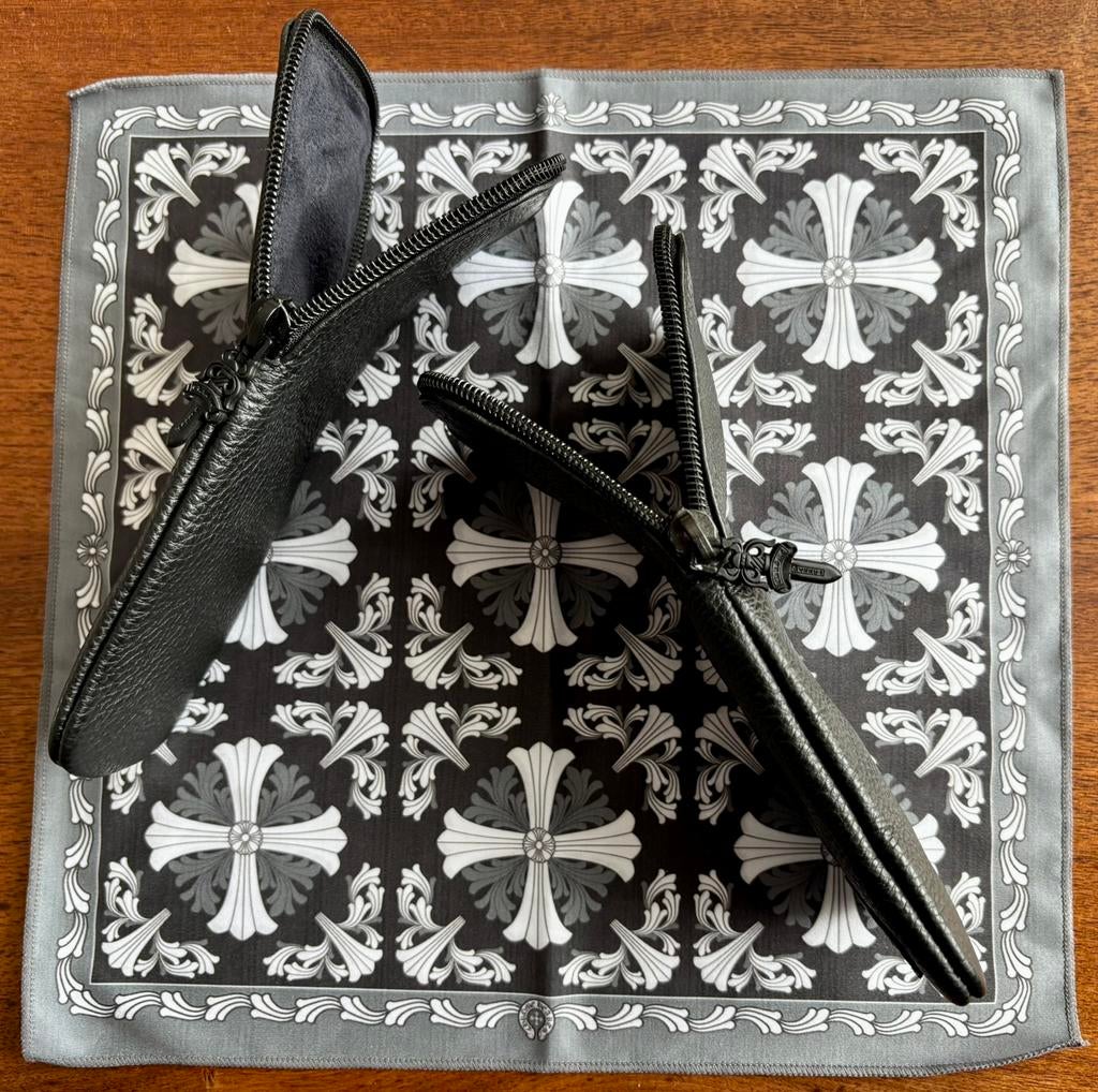 1 Authentieke CHROME HEARTS leren etui, Ophalen of Verzenden, Zo goed als nieuw