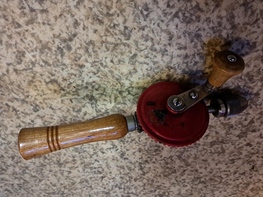 Handmatige tandwielboormachine, Ophalen, Zo goed als nieuw