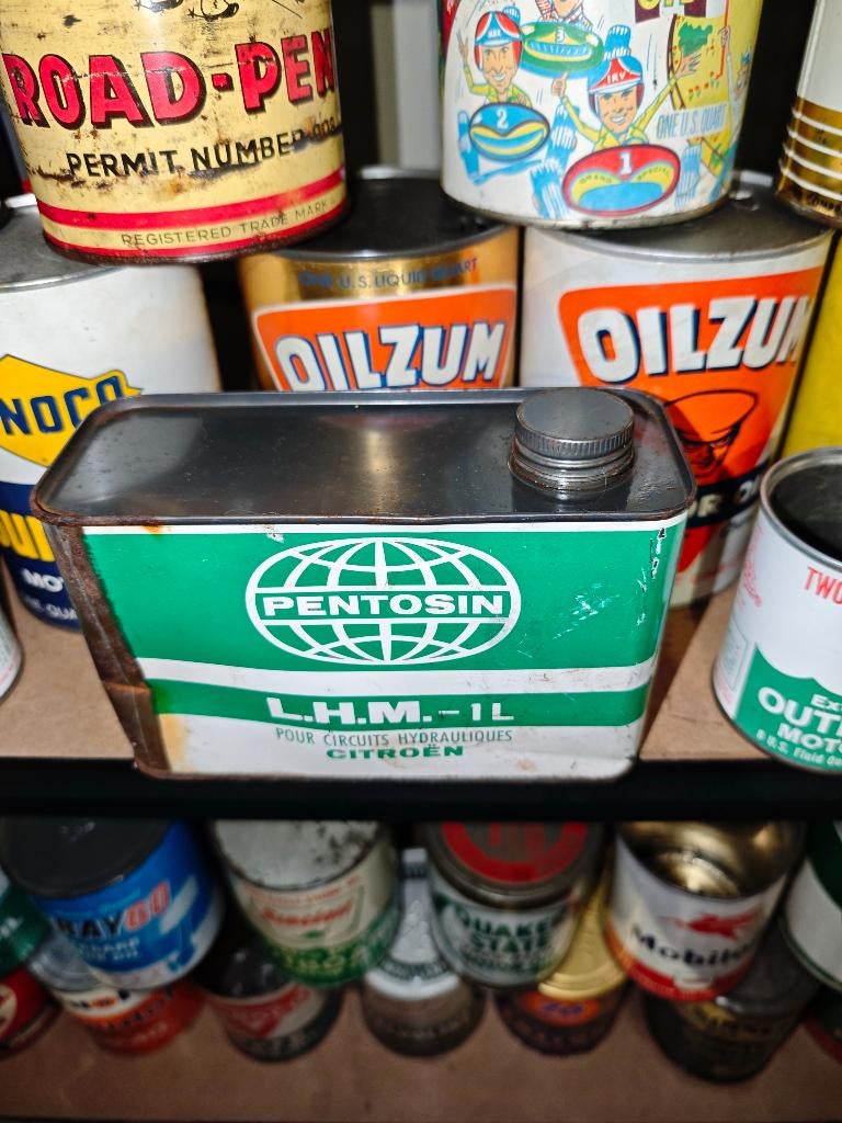 Bidon d huile ancien, Collections, Marques & Objets publicitaires, Enlèvement ou Envoi, Utilisé, Emballage