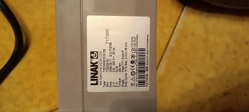 Moteur pour Lit électrique Linak, Maison & Meubles, Chambre à coucher | Lits, Enlèvement