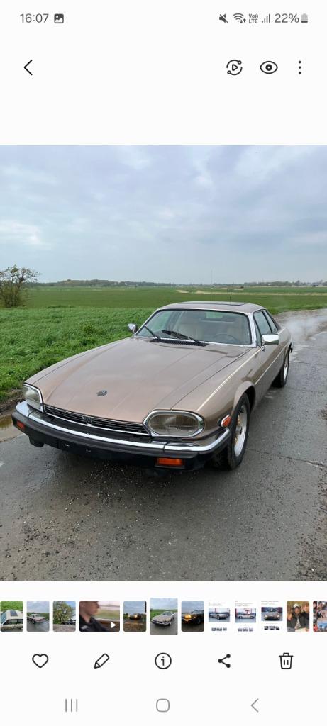 Jaquar xjs sunroof coupe, Beige, Beige, Leder, Handgeschakeld