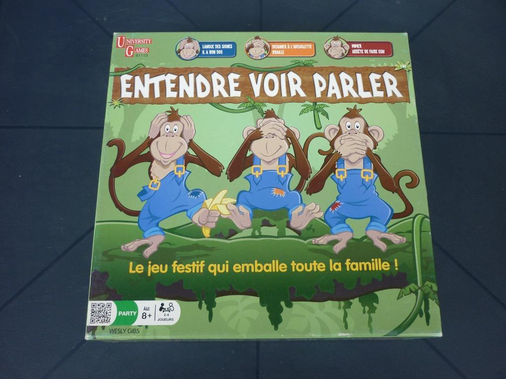 Jeu de société - Entendre Voir Parler - University Games, Trois ou quatre joueurs, Enlèvement ou Envoi, Comme neuf, University Games