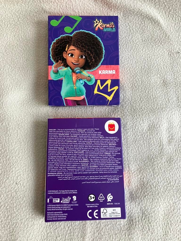 Karma Mc Donalds 2 x Happy Meal jouets 2 pièces, Collections, Enlèvement ou Envoi, Neuf