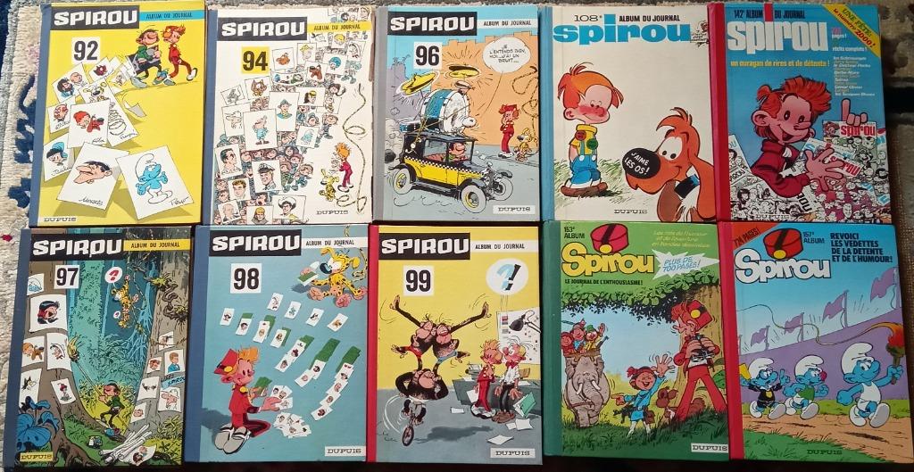 SPIROU MAGAZINES - RECUEILS ANNEES 64 65 ETC, Livres, Plusieurs BD, Enlèvement ou Envoi, Utilisé, Divers auteurs