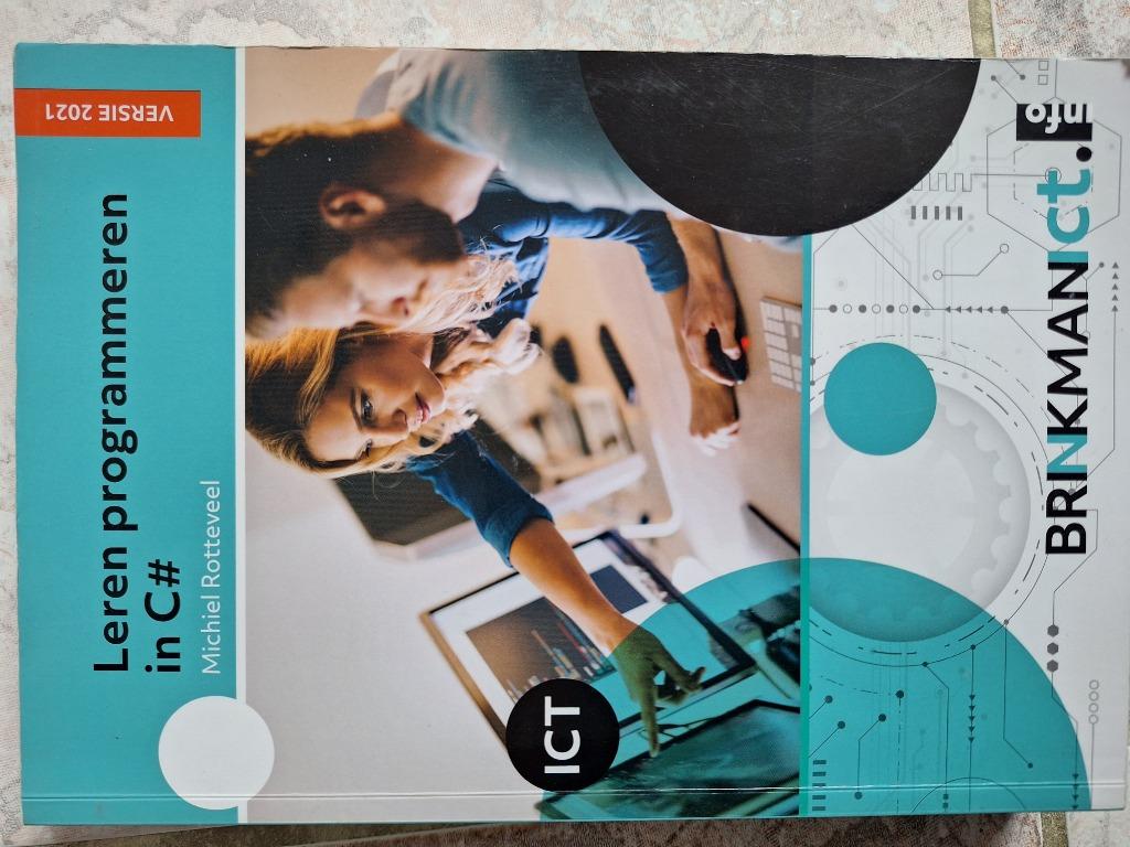 Leren programmeren in C#    Michiel Rotteveel, Boeken, Ophalen of Verzenden, Zo goed als nieuw, Michiel Rotteveel, ASO