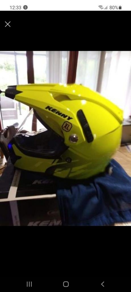 Casque moto Kenny Xl, Motos, Enlèvement, XL