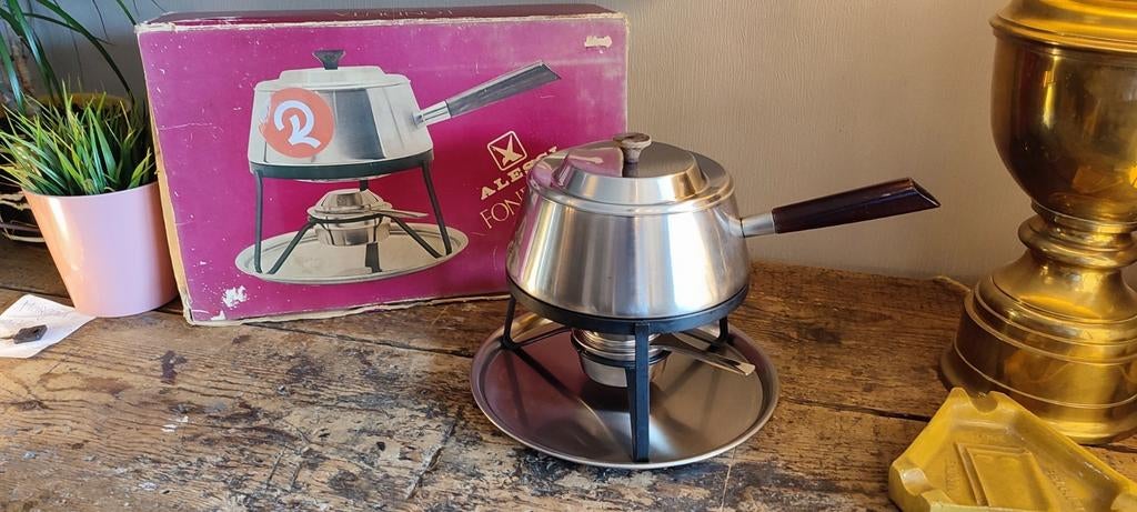 Vintage fondue set Alessi, Enlèvement ou Envoi, Comme neuf