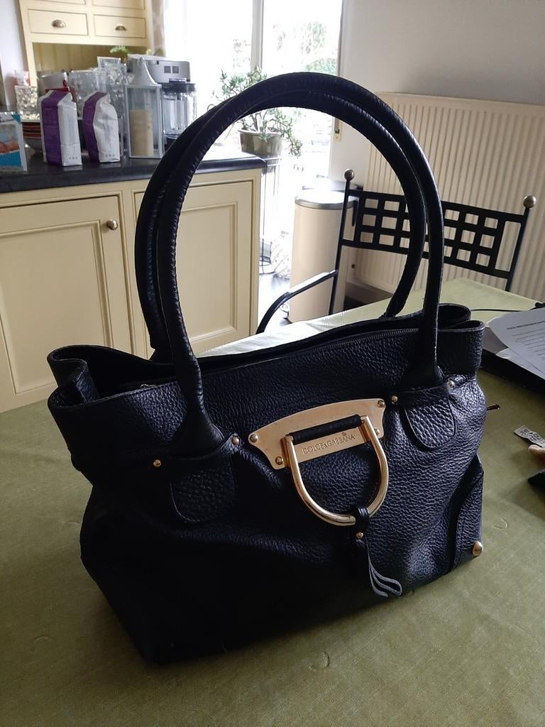 Vintage Dolce & Gabbana tas, Bijoux, Sacs & Beauté, Sacs | Sacs Femme, Enlèvement, Utilisé, Noir, Sac à main