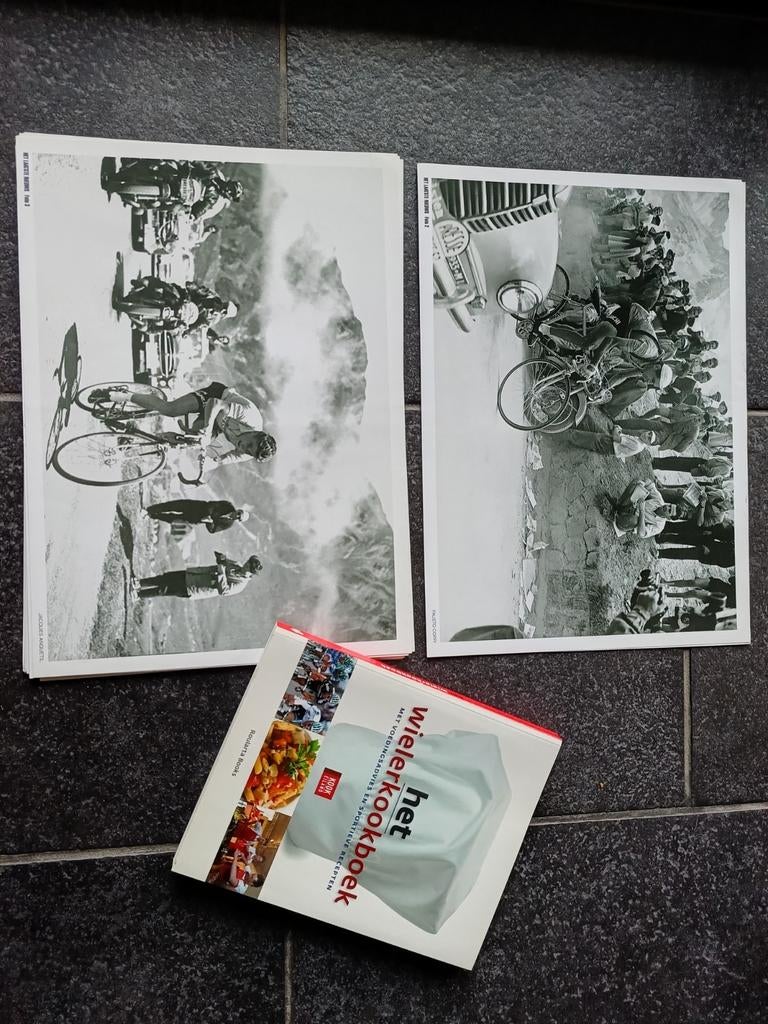 Wielrenner prenten + kookboek (Gino Laureyssen 2010), Ophalen