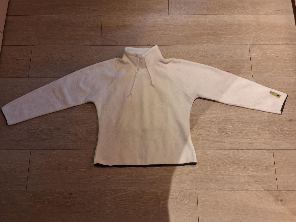 Wintertrui, merk Nike, maat S, wit met kaki boorden onderaan, Kleding | Dames, Truien en Vesten, Wit, Nike, Ophalen of Verzenden