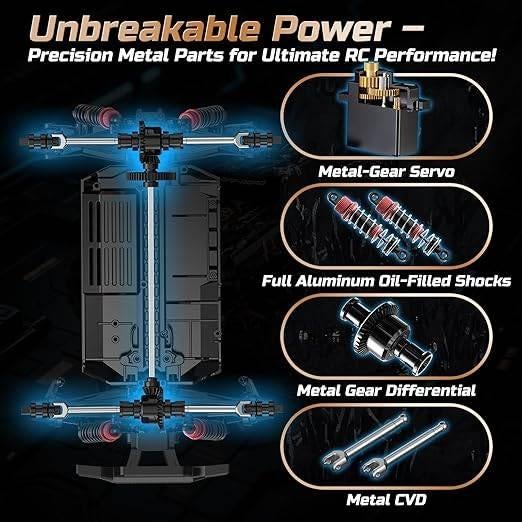 RC Monstertruck | buggy | GRATIS LEVERING, Elektro, -, Verzenden, -