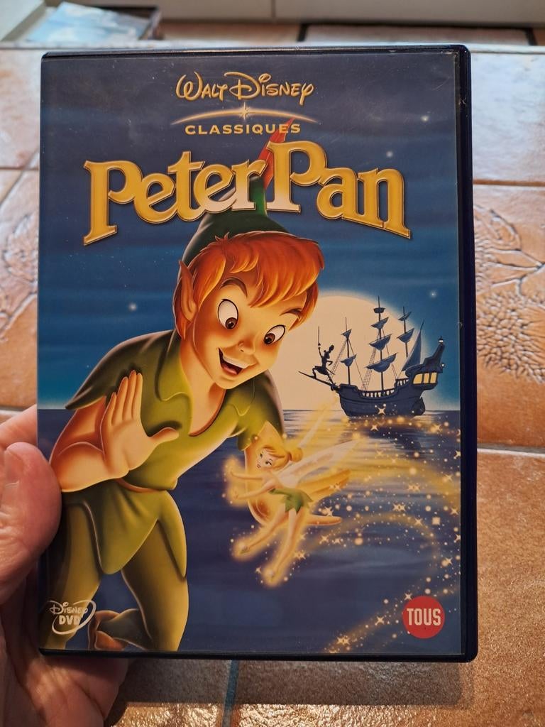 Dvd Peter Pan, Alle leeftijden, Ophalen of Verzenden, Gebruikt, Tekenfilm
