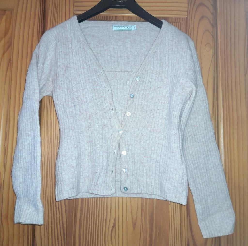 Roze trui met twee eenpersoonsbedden 36/38, Kleding | Dames, Ophalen of Verzenden, Zo goed als nieuw, Roze