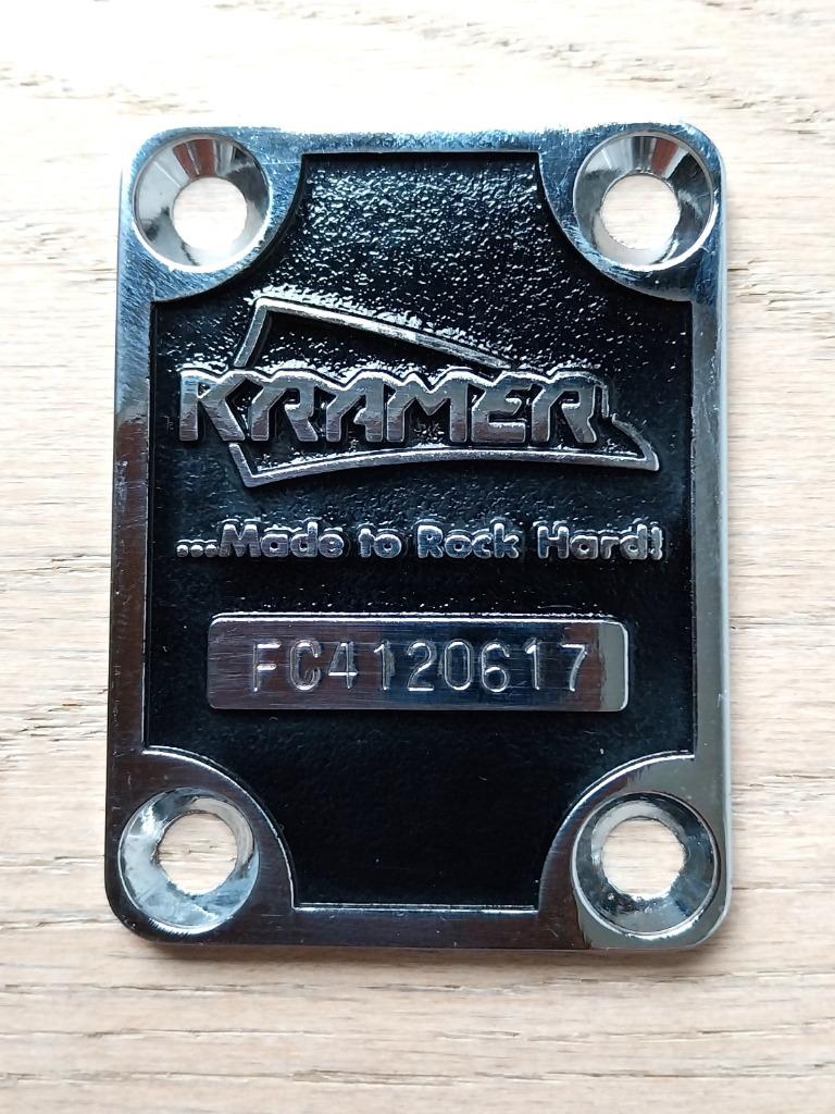 KRAMER Neck Plate / KRAMER gitaar hals plaat, Ophalen of Verzenden, Zo goed als nieuw, Elektrische gitaar