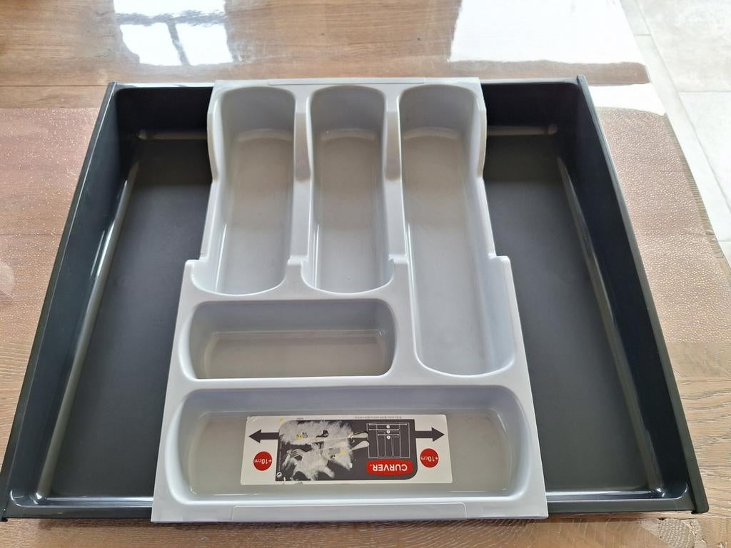 Verstelbare bestekbox, Huis en Inrichting, Keuken | Bestek, Ophalen, Nieuw, Kunststof