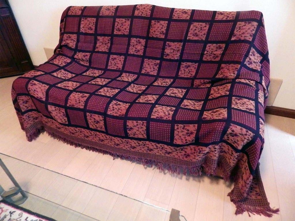 Luxe Zetelplaid Kashmir: (215 x 250 cm), Ophalen, Zo goed als nieuw