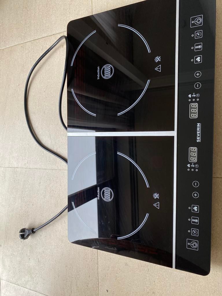 Severin inductieplaat (2 vuren), Elektronische apparatuur, Ophalen, 3 kookzones of minder, Zo goed als nieuw, Inductie