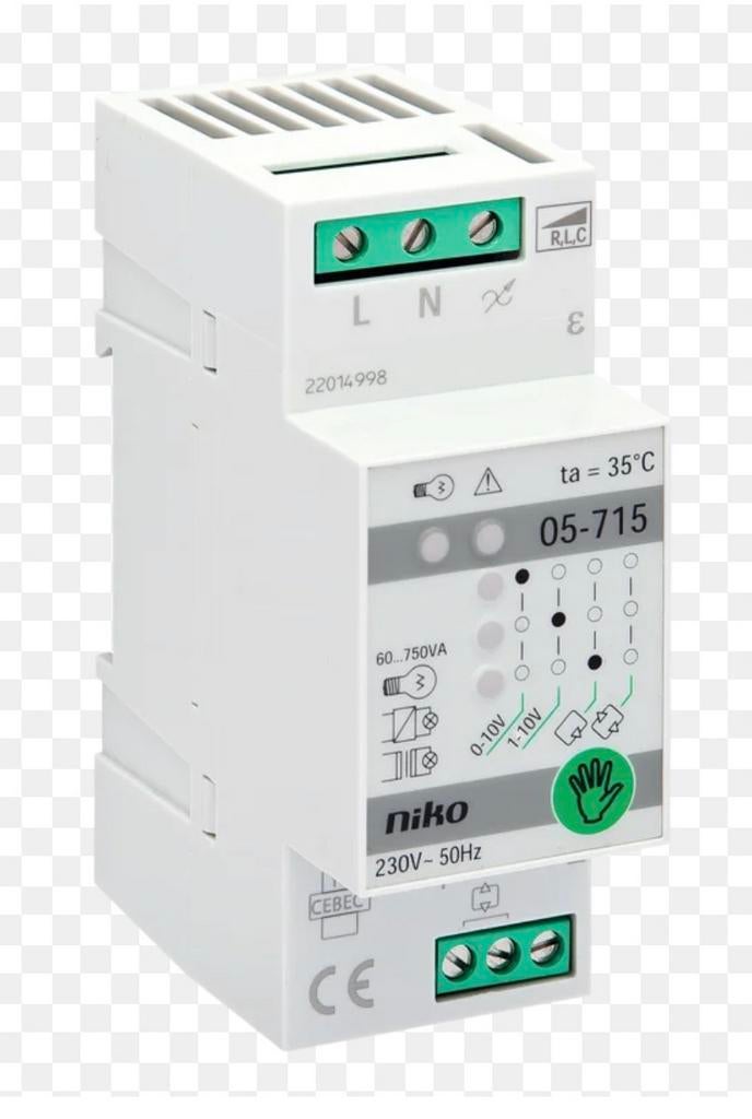 NIKO MODULAIRE DIMMER 05-715, Doe-het-zelf en Bouw, Elektriciteit en Kabels, Ophalen of Verzenden, Nieuw