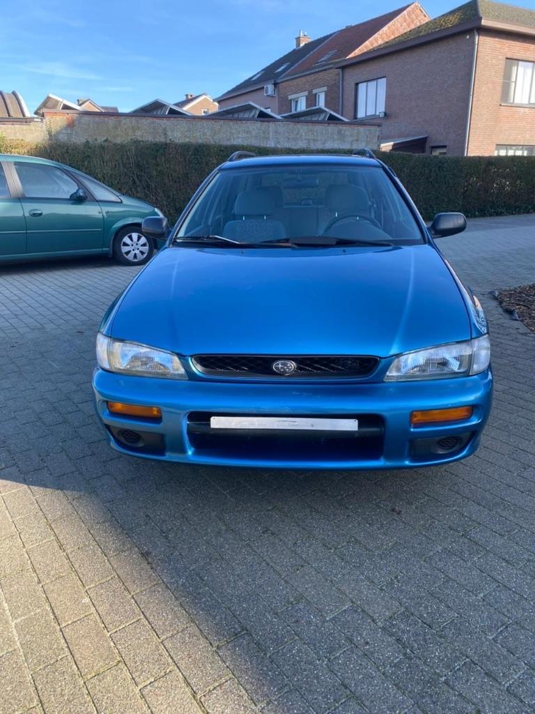 Subaru Impreza automaat 114d.km, perfect staat, Auto's, Stof, 4 cilinders, Blauw, 90 cc