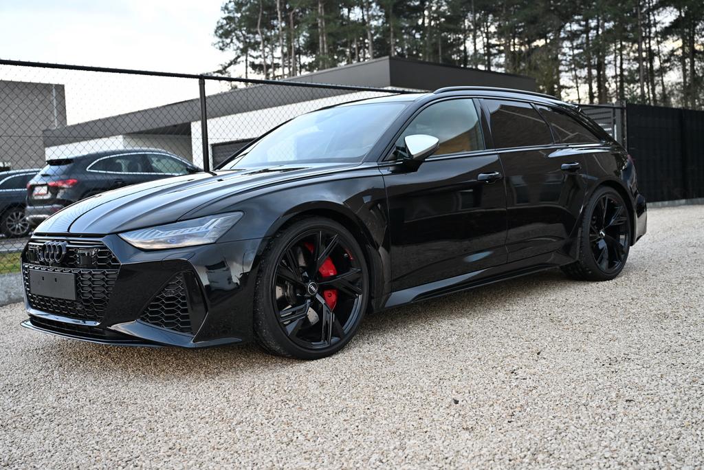 Audi RS6 Sebringschwarz 4-Wielsturing Soft Close luchtvering, Autos, Audi, Cuir, Achat, Euro 6, RS6