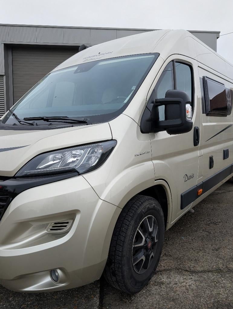 Karmann Mobil Davis 620 - 1e eigenaar, Caravans en Kamperen, Mobilhomes, Automaat, Chemisch toilet, Buscamper of Camperbus, Fiat