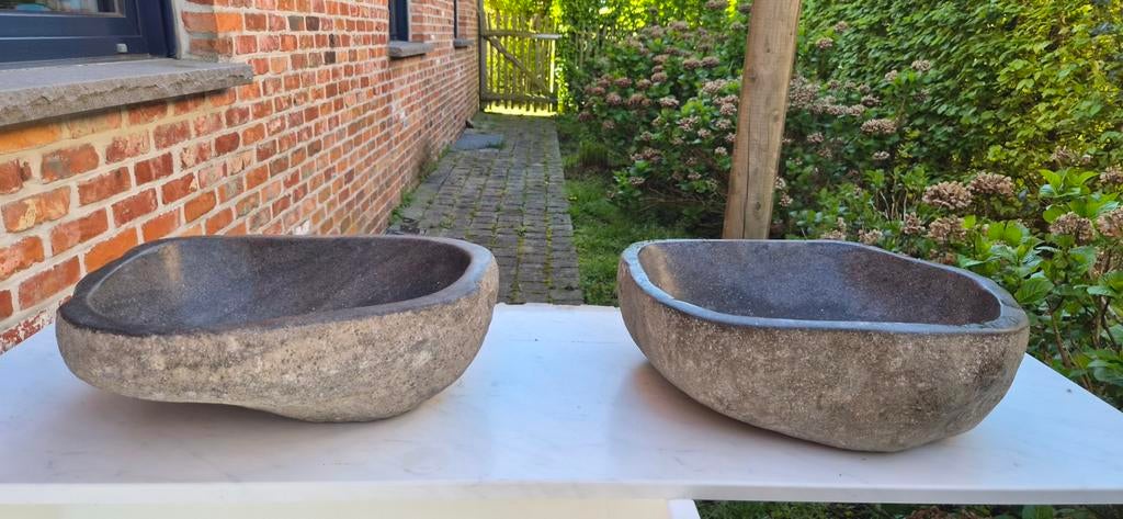 1 vasque en bon état, pierre bleue, Maison & Meubles, Enlèvement