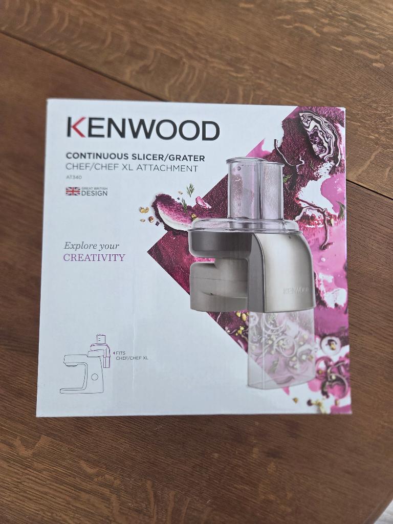 Kenwood slicer grater AT340, Neuf, Enlèvement ou Envoi, Autres marques, Trancheuse