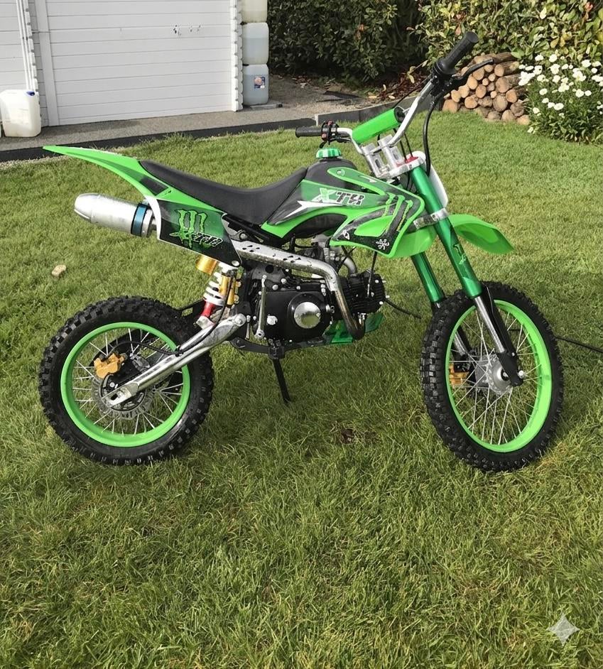 Dirtbike 125cc 4 temps, Ophalen, Gebruikt, 125 cc, Dirtbike