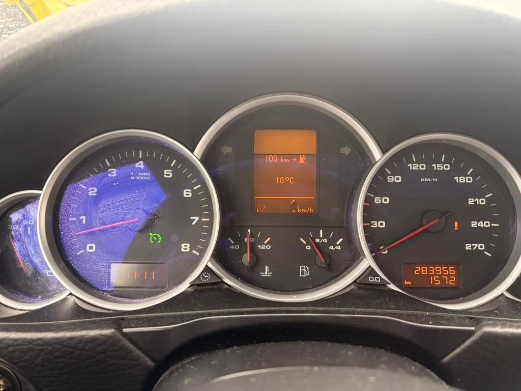 Porsche cayenne 995 lichte vracht, Auto's, Porsche, Automaat, Cayenne, Zwart, Leder