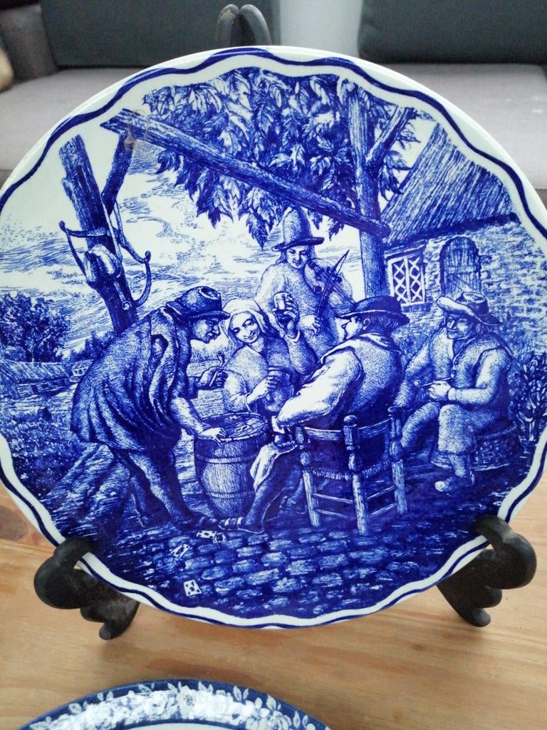 Antieke wandborden Delfts, Antiek en Kunst, Ophalen