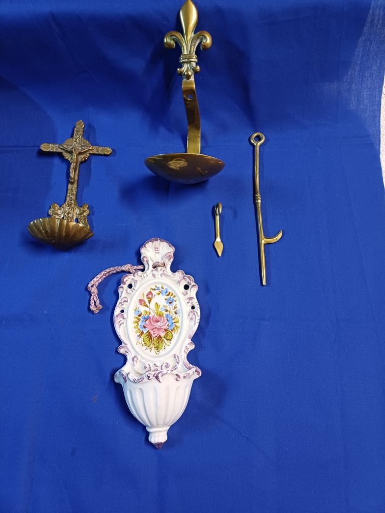 Wijwatervaatjes, Ophalen of Verzenden, Gebruikt, Overige typen, Christendom | Katholiek