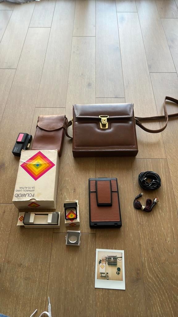 Polaroid SX70 set, Ophalen, Zo goed als nieuw, Polaroid, Polaroid