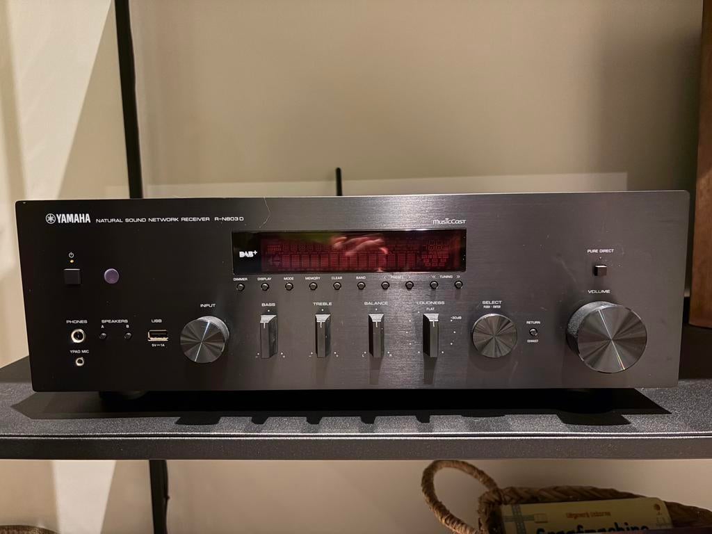 Yamaha R-N803D, Audio, Tv en Foto, Versterkers en Ontvangers, Ophalen, Yamaha, Zo goed als nieuw, 120 watt of meer