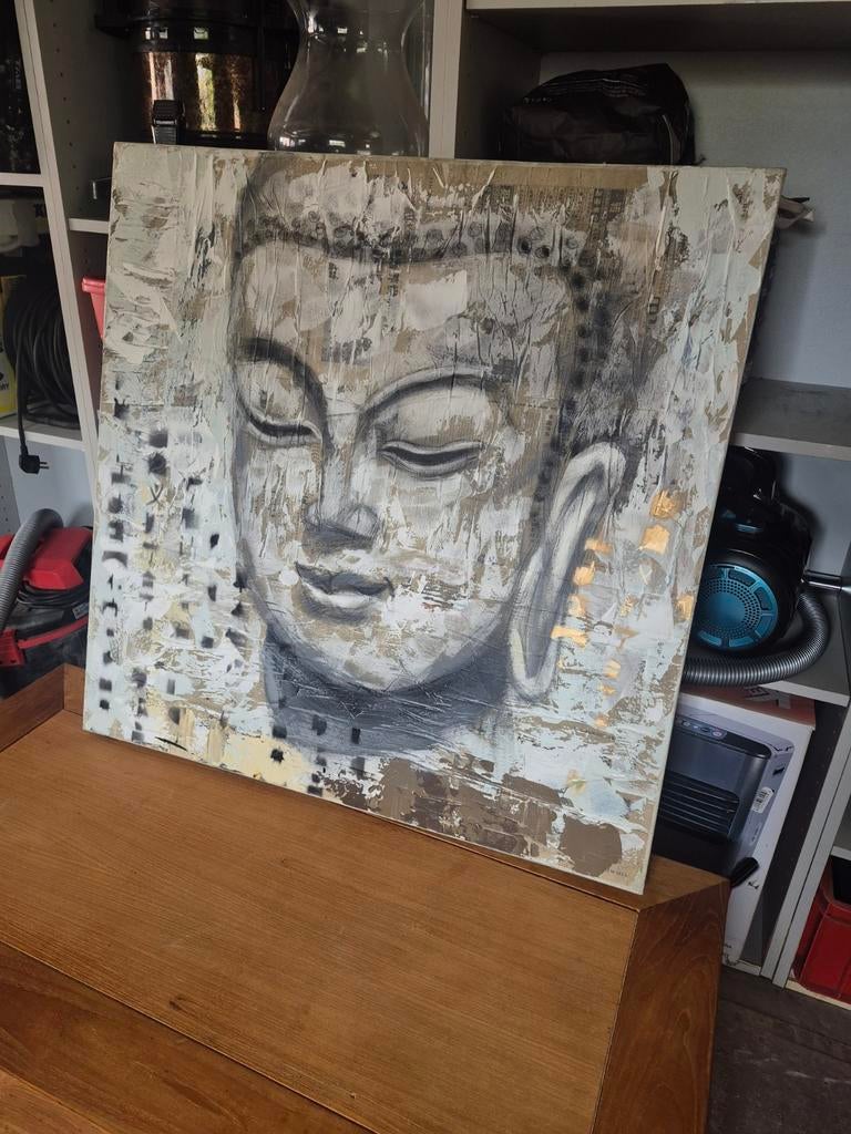 Canvas Boeddha., Ophalen