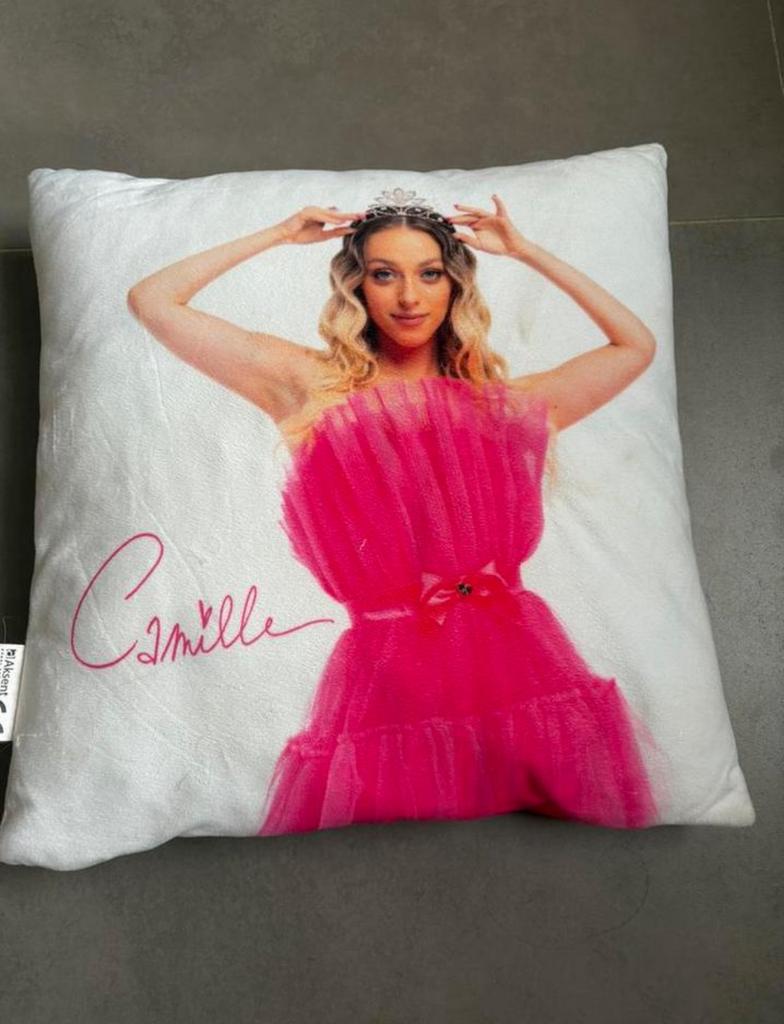 Camille kussen, Kinderen en Baby's, Kinderkamer | Beddengoed, Ophalen, Zo goed als nieuw, Kussen