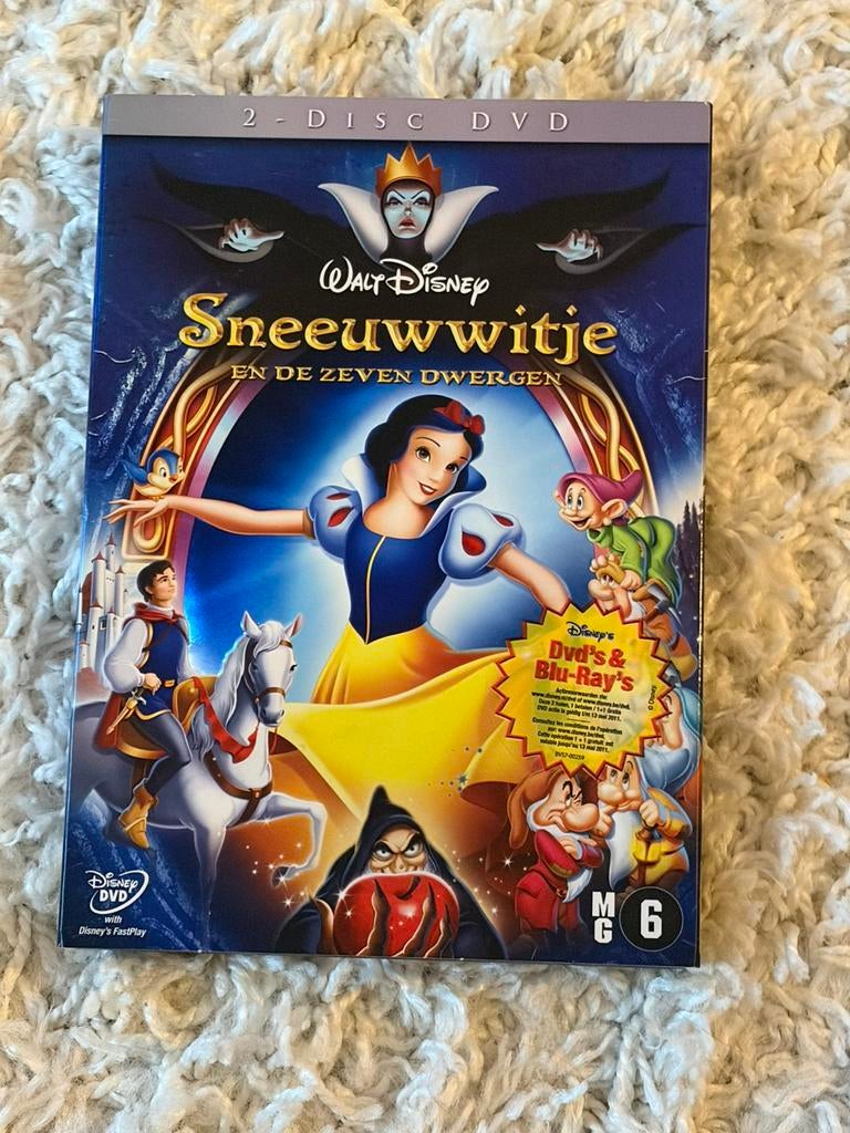 DVD - Sneeuwwitje en de zeven dwergen, Ophalen of Verzenden, Gebruikt