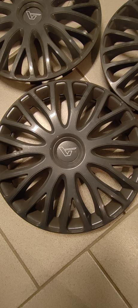 Enjoliveurs anthracites, Autos : Divers, Enjoliveurs, Enlèvement ou Envoi, Utilisé