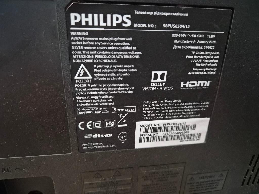 Télé, Audio, Tv en Foto, Televisies, Ophalen, Philips, 50 Hz, LCD