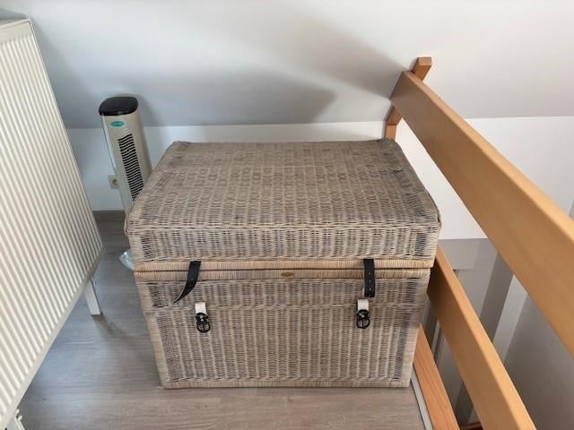 schatkist mand in riet, Ophalen, 50 tot 100 cm, 50 tot 75 cm, Zo goed als nieuw