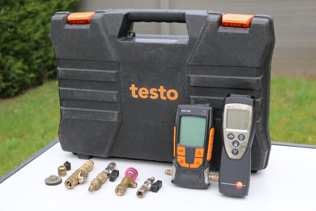 Testo 110 temperatuurmeter & Testo 552 Bluetooh gasdrukmeter, Bricolage & Construction, Instruments de mesure, Comme neuf, Enlèvement