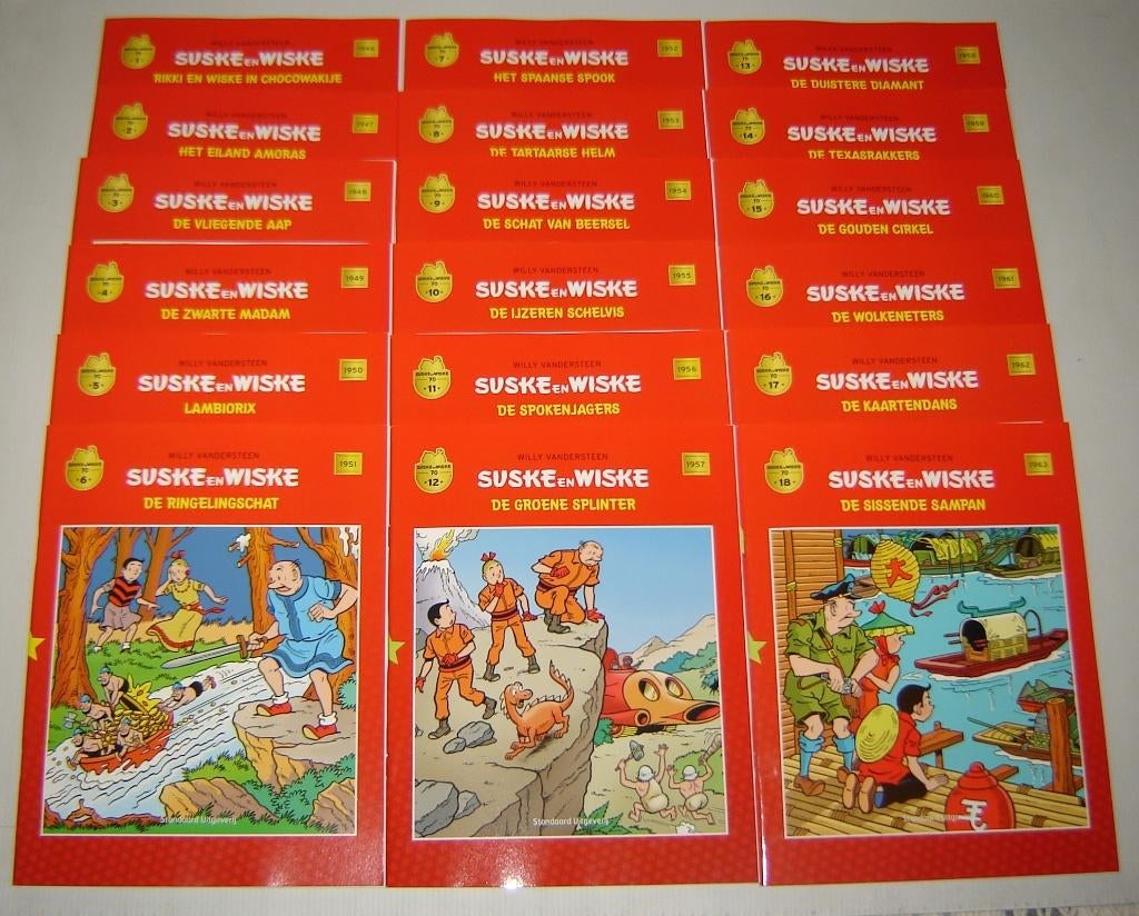 Verzameling De strafste strips van Suske en Wiske., Boeken, Meerdere stripboeken, Ophalen of Verzenden, Zo goed als nieuw, Willy Vandersteen