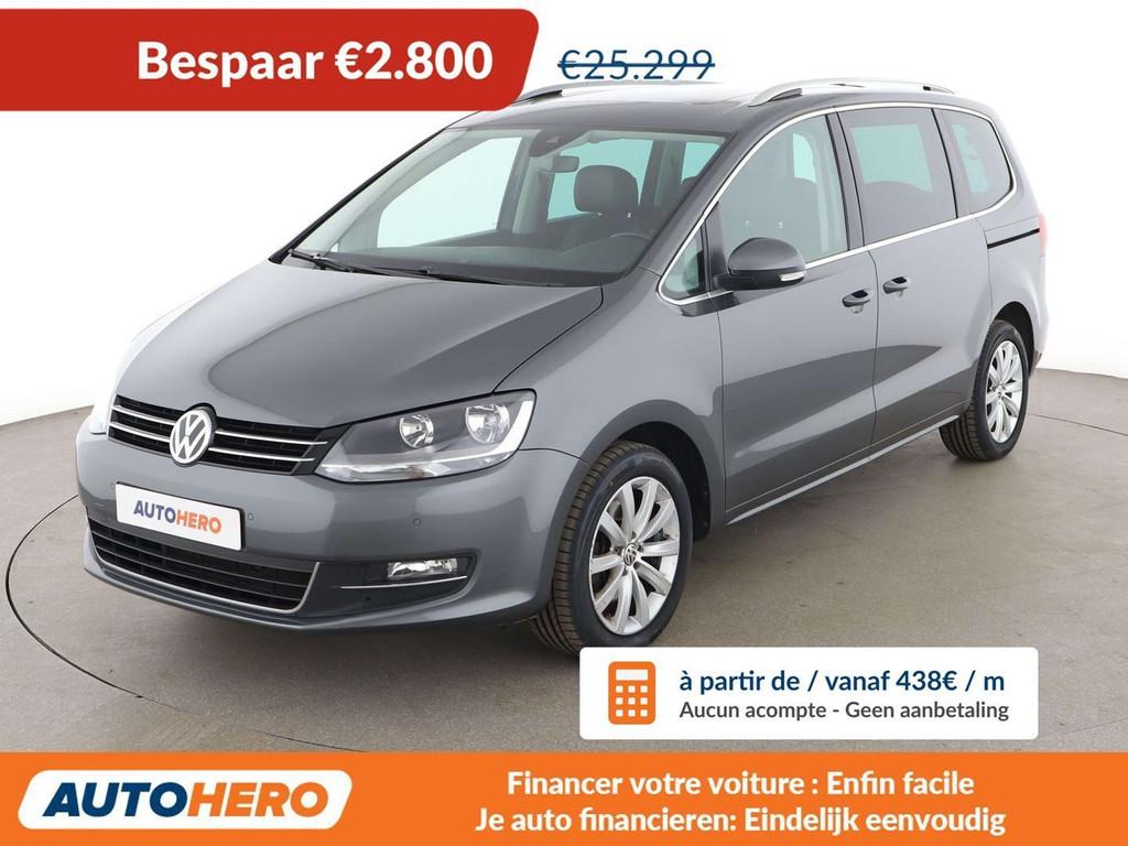 Volkswagen Sharan 2.0 TDI Highline BlueMotion (automatique), Autos, Volkswagen, Argent ou Gris, Achat, 7 places, 1968 cm³