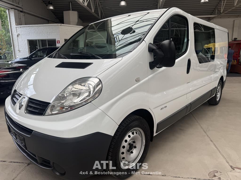 Renault Trafic 2.0 Diesel | Dubbele Cabine | Airco | Trekhaa, Autos, Euro 5, 4 portes, Entreprise, Diesel