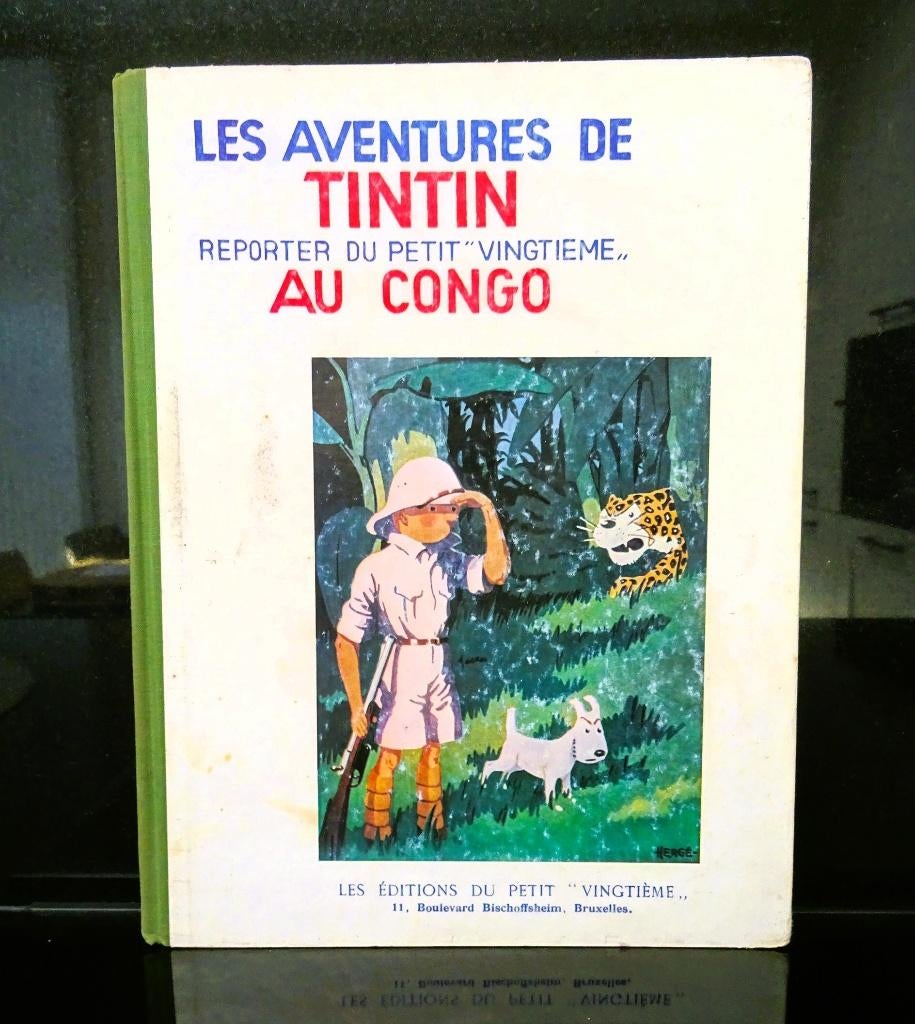 Tintin au Congo - Tintin (zwart-wit facsimile) - 1982, Boeken, Ophalen of Verzenden