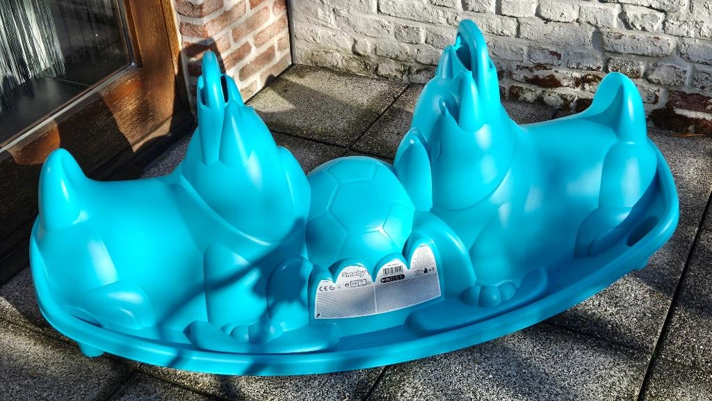 Kunststofschommel hond, Kinderen en Baby's, Speelgoed | Buiten | Speeltoestellen, Ophalen, Zo goed als nieuw, Schommel