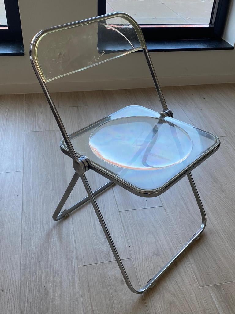 Vintage klapstoel PLIA Anonima Castelli, Ophalen, Gebruikt, Vintage, Twee