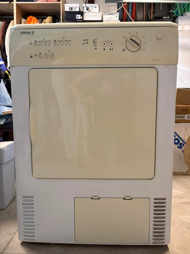 Droogkast friac, Ophalen, Gebruikt