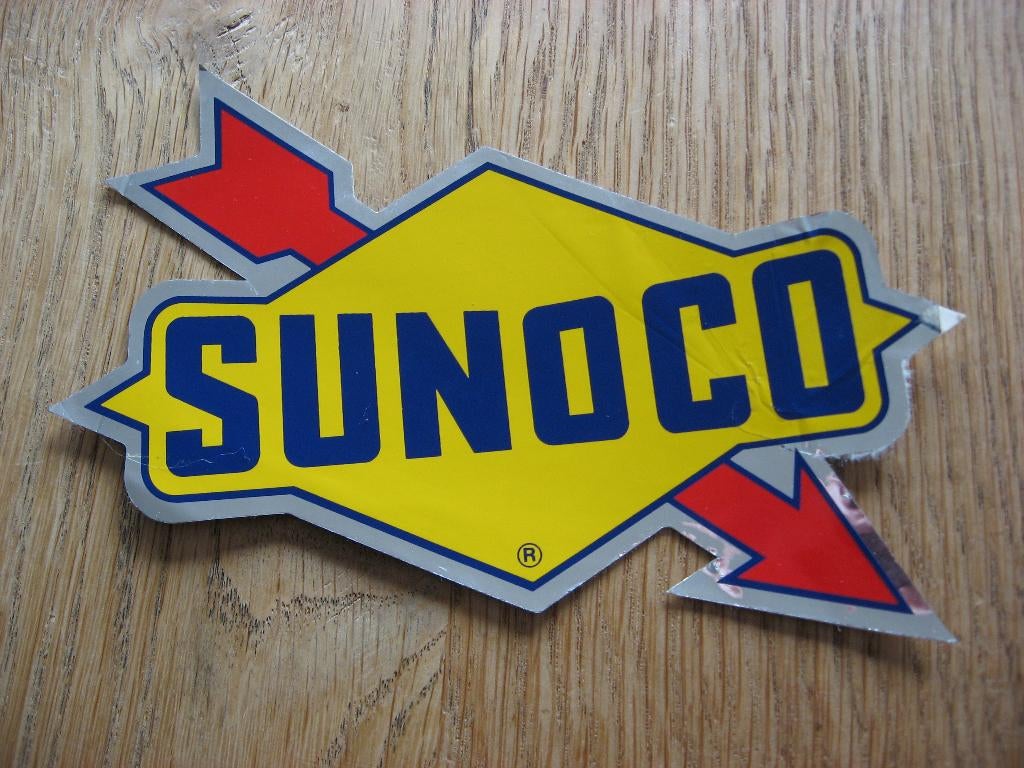 Sunoco 15 x 9 cm Sticker, Verzamelen, Stickers, Ophalen of Verzenden, Nieuw, Overige typen