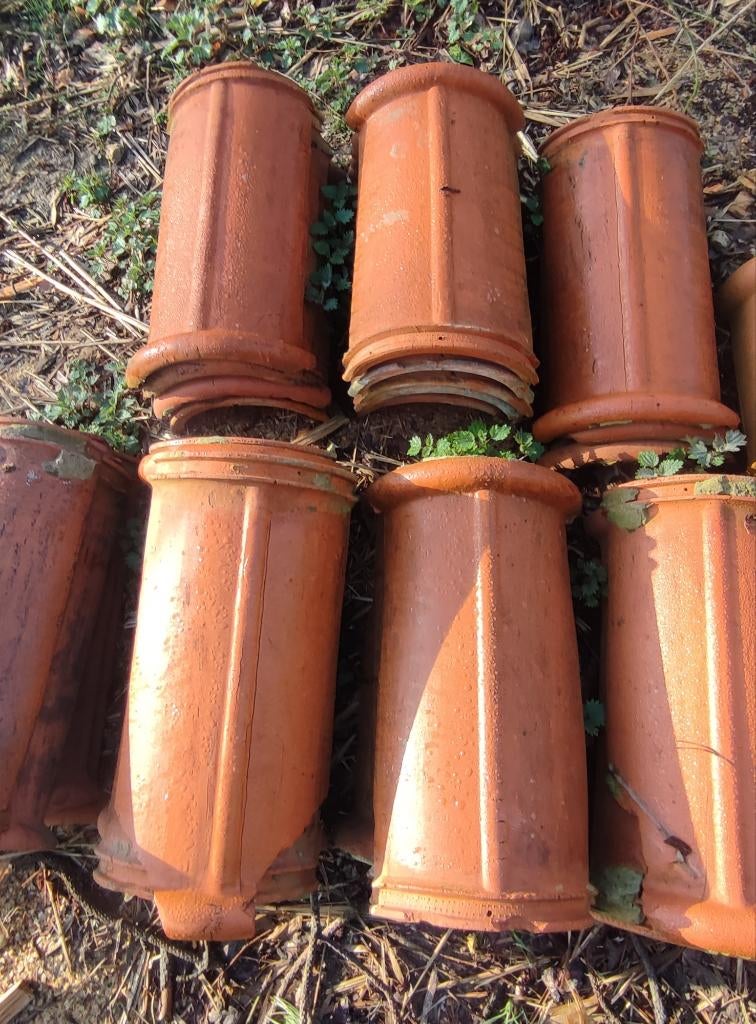 Tuiles de faîtage belge, taille longue pour toiture, Jardin & Terrasse, Pavé & Dalles, Enlèvement, Utilisé, Autres matériaux, 5 à 10 m²